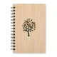 Caderno em Bambu com Espiral Personalizado