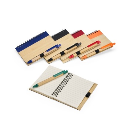 Caderno Ecológico c/Caneta Personalizado