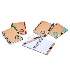 Caderno Ecológico com Caneta Personalizado