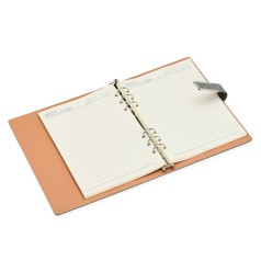 Caderno Fichário PU Capa Dura A5 Personalizado