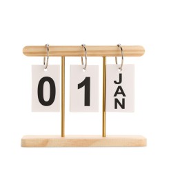 Calendário Permanente de Mesa em MDF Personalizado