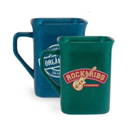 Caneca Quadrada Ecológica 250 ml Personalizada