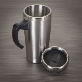 Caneca Inox com Pegador Personalizada
