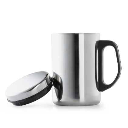 Caneca Inox com Pegador Personalizada