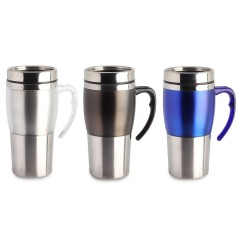 Caneca Térmica de Inox com Alça Personalizada