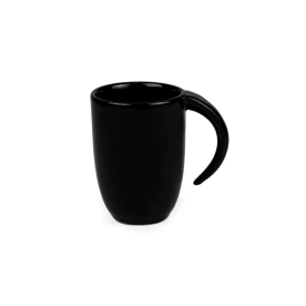 Caneca de Cerâmica Preta Personalizada