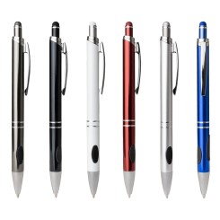 Caneta Metal Touch Emborrachada Personalizada-2