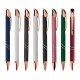 Caneta Metálica com Detalhes Plástico e Clique Personalizada
