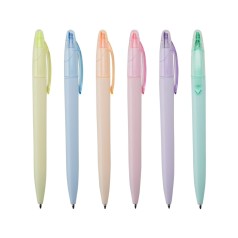 Caneta Plástica Esferográfica e Marca Texto Personalizada