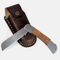 Canivete Inox com Bainha Couro Personalizado