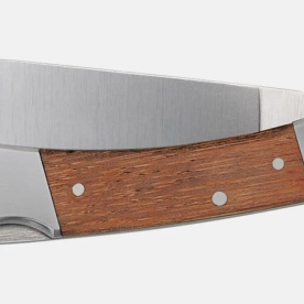 Canivete Inox com Cabo de Madeira Personalizado