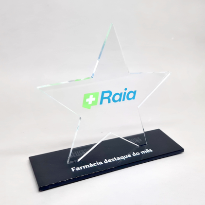 Troféu em Acrílico Personalizado