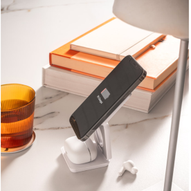 Carregador Magnético 3 em 1 Reciclado Dobrável