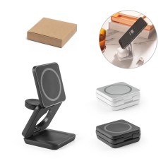 Carregador Magnético 3 em 1 Reciclado Dobrável