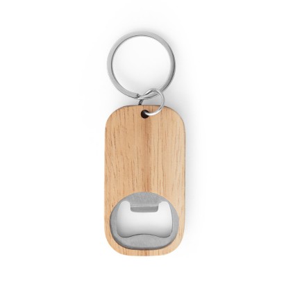Chaveiro Abridor Bambu e Inox Personalizado