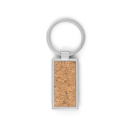 Chaveiro Cortiça e Metal Raldic Personalizado