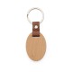 Chaveiro Madeira e Couro Sintético Personalizado