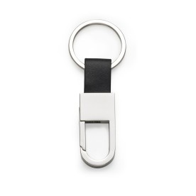 Chaveiro Mosquetão com Alça de Couro Personalizado