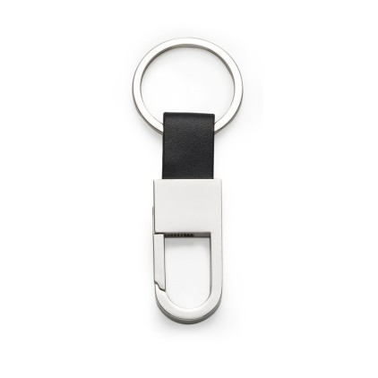 Chaveiro Mosquetão com Alça de Couro Personalizado