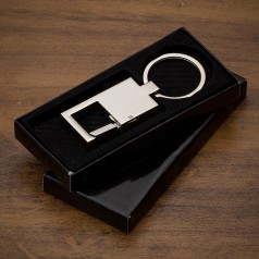 Chaveiro Mosquetão de Metal Brilhante Personalizado