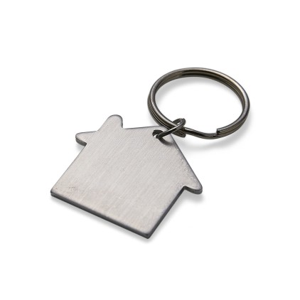 Chaveiro Plaquinha Casa Metálica Personalizado