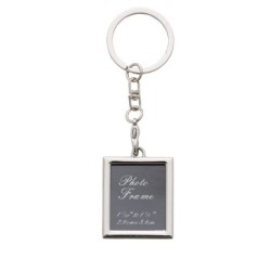 Chaveiro Porta-Foto de Metal Personalizado