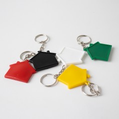 Chaveiro em Formato de Casa em Plástico Personalizado