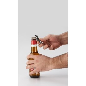 Chaveiro de Metal com Lanterna e Abridor Personalizado