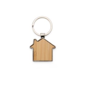 Chaveiro de Metal e Bambu Personalizado
