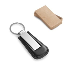 Chaveiro em Couro Sintético e Metal Personalizado