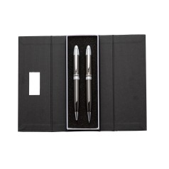 Conjunto Caneta e Lapiseira Personalizadas em Estojo Premium
