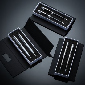 Conjunto Caneta e Lapiseira Personalizadas em Estojo Premium