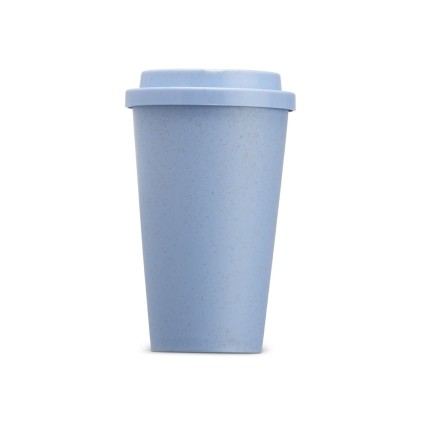 Copo Fibra de Bambu 450ml com Tampa Personalizado