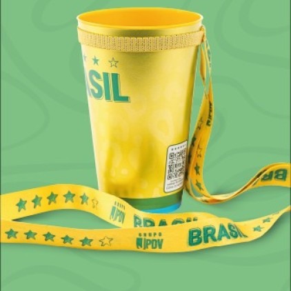 Copo Inlabel 550 mL com Cordão Personalizado