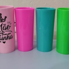 Copo Long Drink Colorido Personalizado