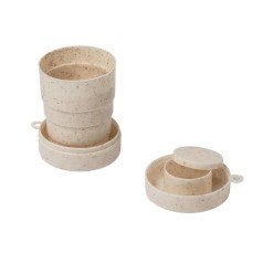 Copo Retrátil Fibra de Arroz Personalizado