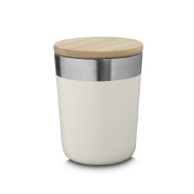 Copo Térmico de Inox com Bambu Personalizado