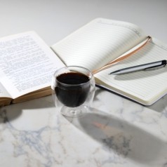 Copo de Vidro com Parede Dupla Personalizado