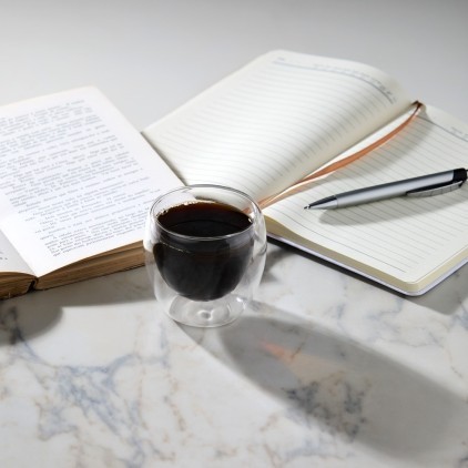 Copo de Vidro com Parede Dupla Personalizado