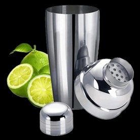 Coqueteleira em Inox com Tampa Personalizada