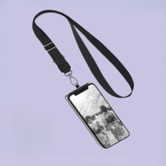 Cordão Salva Celular Acetinado Personalizado 