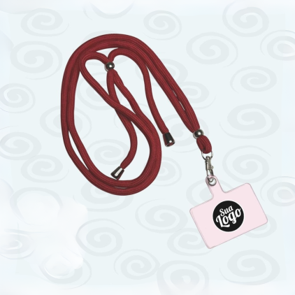 Cordão Salva Celular Personalizado Encorpado