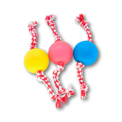 Bolinha para Pet com Corda Personalizada