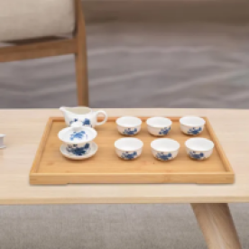 Bandeja de Bambu Pequena Personalizada