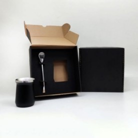 Cuia Térmica em Aço Inox com Bomba Personalizada