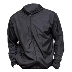 Jaqueta Corta-Vento com Capuz e Forro Personalizada