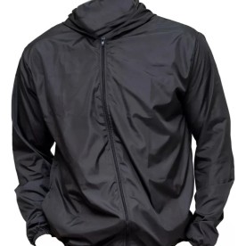 Jaqueta Corta-Vento com Capuz e Forro Personalizada