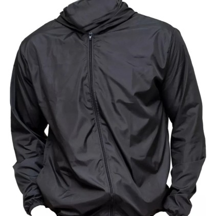 Jaqueta Corta-Vento com Capuz sem Forro Personalizada