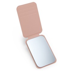 Espelho de Bolso Couro Sintético Personalizado