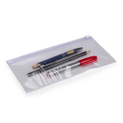 Estojo Zip Zap em Plástico Transparente Personalizado